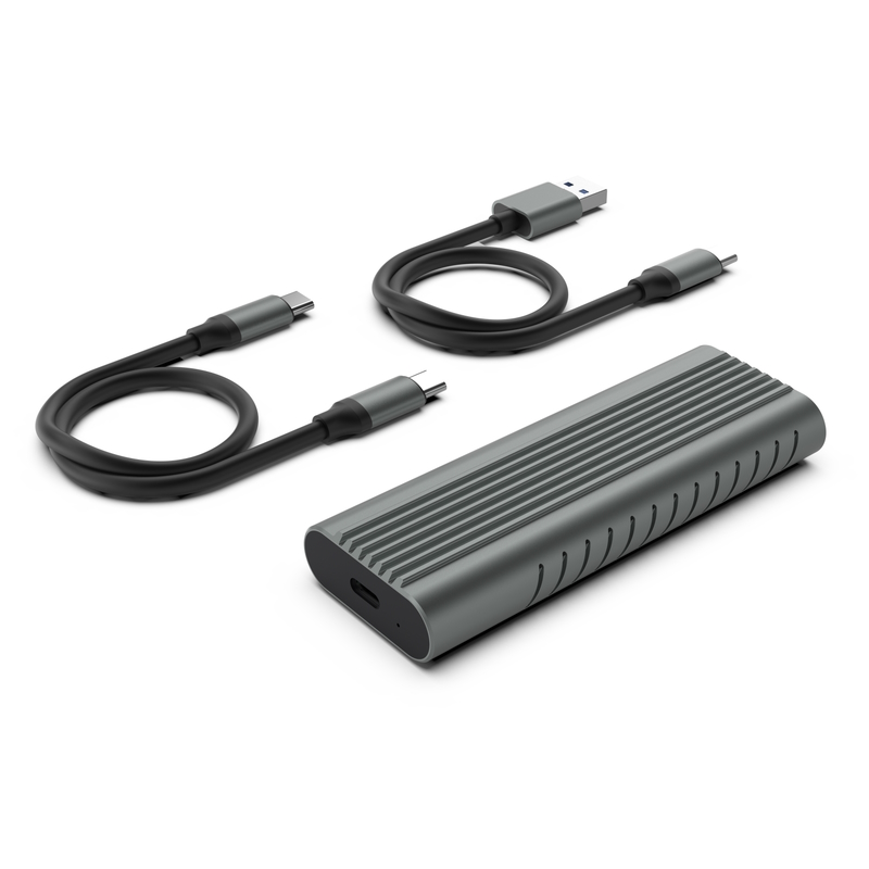 Box per SSD M.2 NVMe/PCIe senza viti USB-C